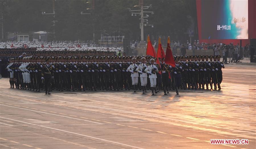 (PRC70Years)CHINA-BEIJING-NATIONAL DAY-CELEBRATIONS-PREPARATION (CN)