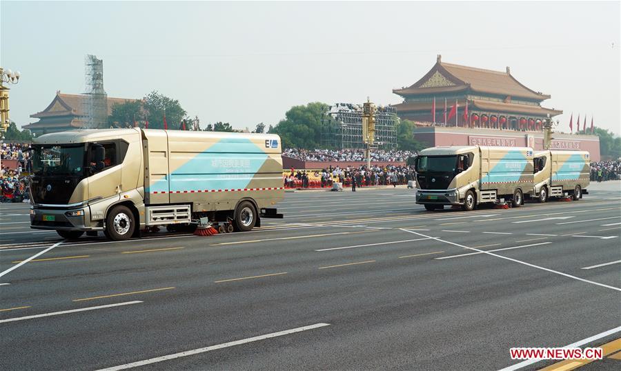 (PRC70Years)CHINA-BEIJING-NATIONAL DAY-CELEBRATIONS-PREPARATION (CN)