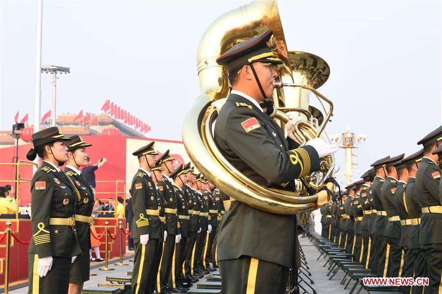 (PRC70Years)CHINA-BEIJING-NATIONAL DAY-CELEBRATIONS-PREPARATION (CN)