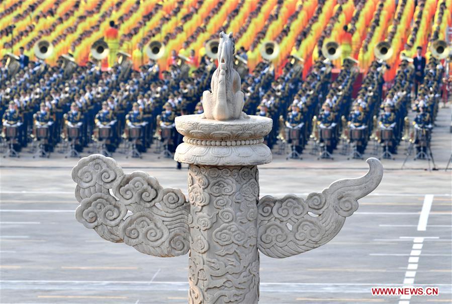 (PRC70Years)CHINA-BEIJING-NATIONAL DAY-CELEBRATIONS-PREPARATION (CN)