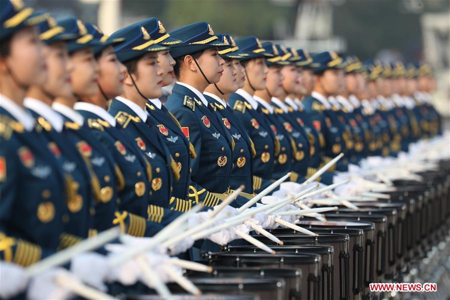 (PRC70Years)CHINA-BEIJING-NATIONAL DAY-CELEBRATIONS-PREPARATION (CN)