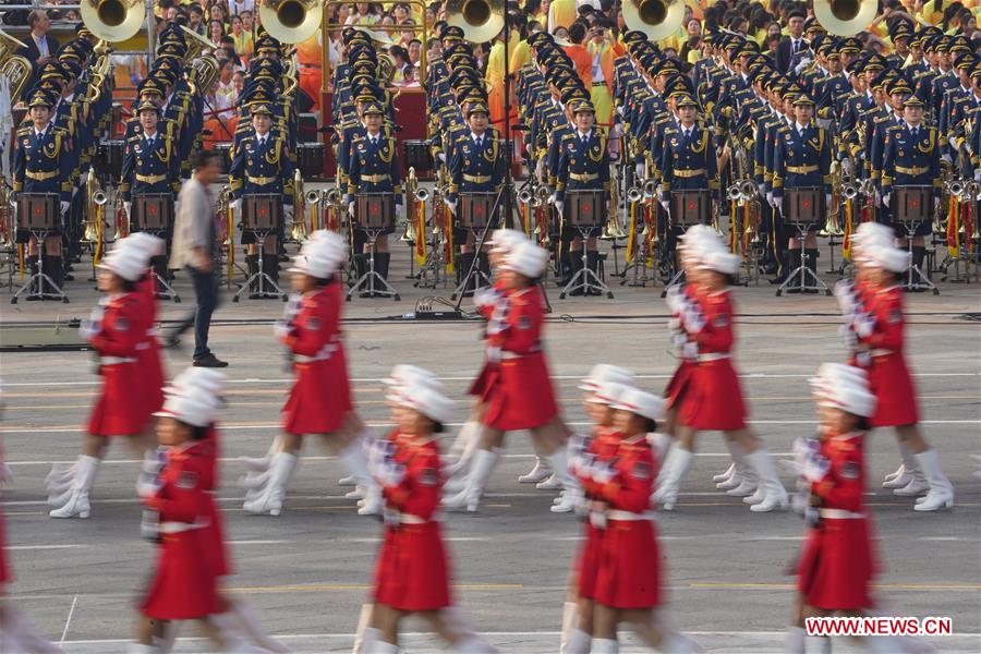 (PRC70Years)CHINA-BEIJING-NATIONAL DAY-CELEBRATIONS-PREPARATION (CN)