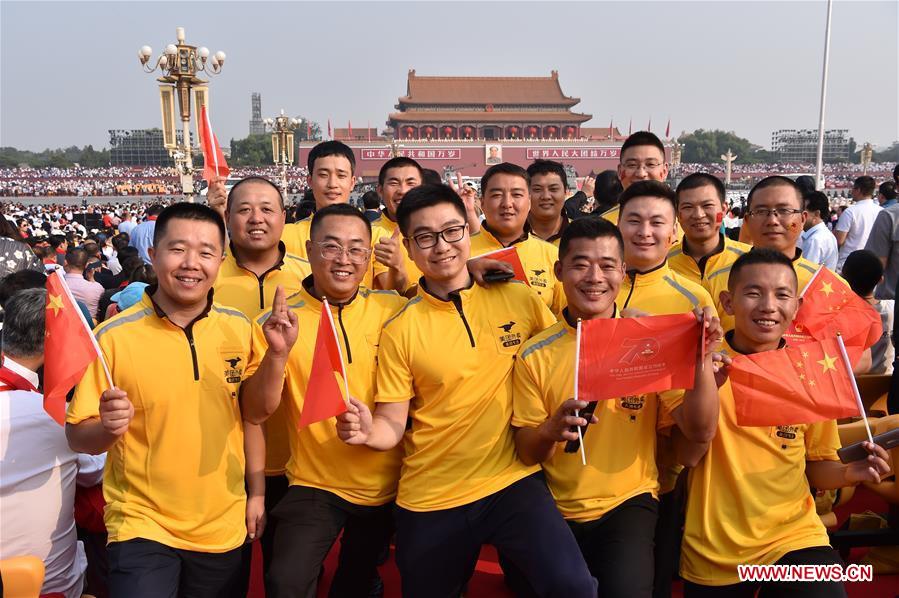 (PRC70Years)CHINA-BEIJING-NATIONAL DAY-CELEBRATIONS-PREPARATION (CN)