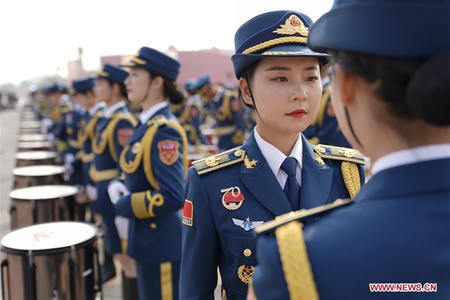 (PRC70Years)CHINA-BEIJING-NATIONAL DAY-CELEBRATIONS-PREPARATION (CN)