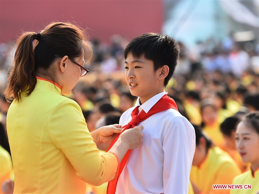 (PRC70Years)CHINA-BEIJING-NATIONAL DAY-CELEBRATIONS-PREPARATION (CN)