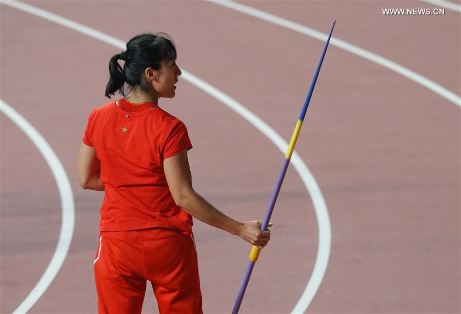 (SP)QATAR-DOHA-IAAF WORLD ATHLETICS CHAMPIONSHIPS-WOMEN'S JAVELIN THROW