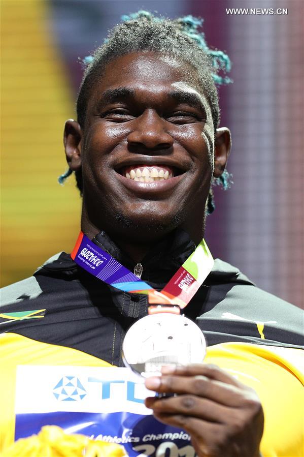 (SP)QATAR-DOHA-IAAF WORLD ATHLETICS CHAMPIONSHIPS-MEN'S DISCUS THROW-AWARDING CEREMONY