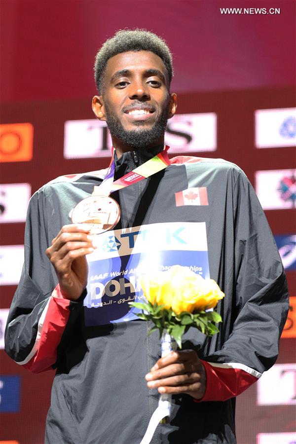 (SP)QATAR-DOHA-IAAF WORLD ATHLETICS CHAMPIONSHIPS-MEN'S 5,000M-AWARDING CEREMONY