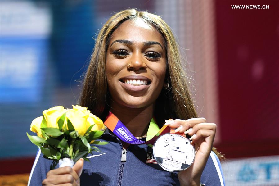 (SP)QATAR-DOHA-IAAF WORLD ATHLETICS CHAMPIONSHIPS-WOMEN'S 800M-AWARDING CEREMONY