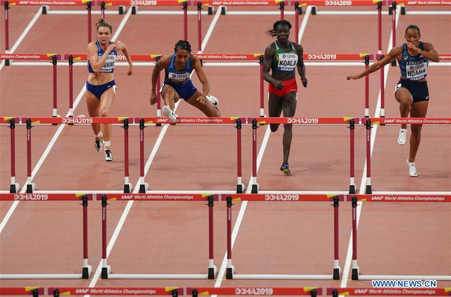 (SP)QATAR-DOHA-IAAF WORLD CHAMPIONSHIPS-WOMEN'S HEPTATHLON-100M HURDLES