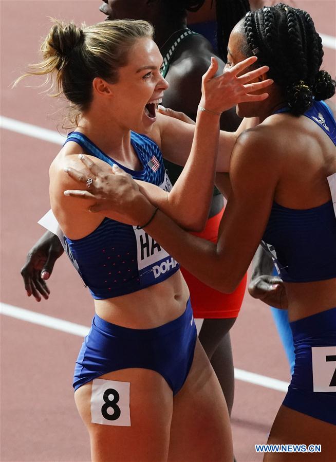 (SP)QATAR-DOHA-IAAF WORLD CHAMPIONSHIPS-WOMEN'S HEPTATHLON-100M HURDLES