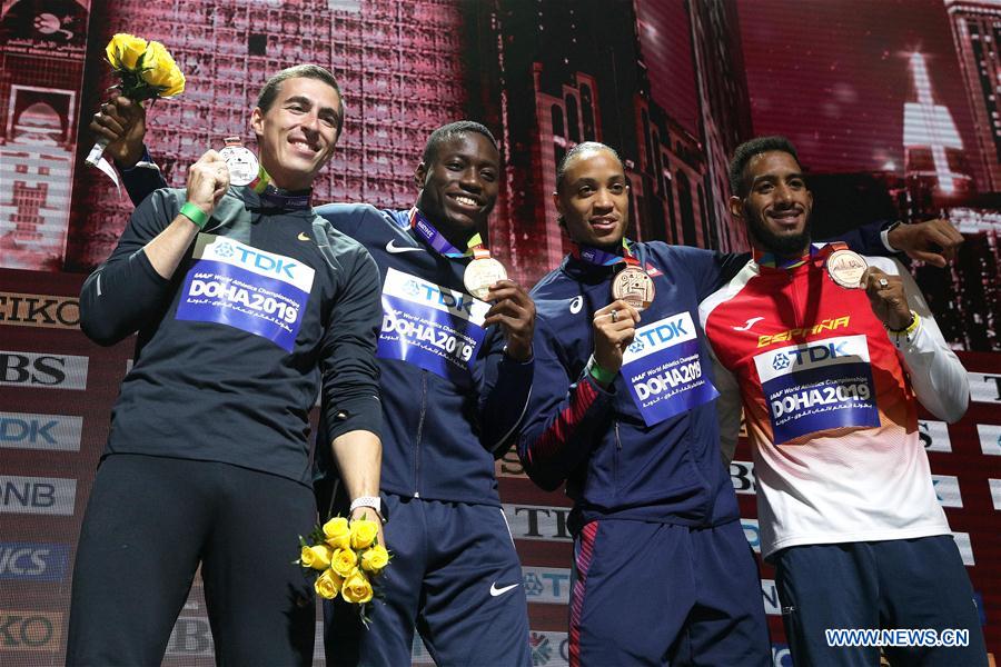 (SP)QATAR-DOHA-ATHLETICS-IAAF WORLD CHAMPIONSHIPS-MEDAL CEREMONY