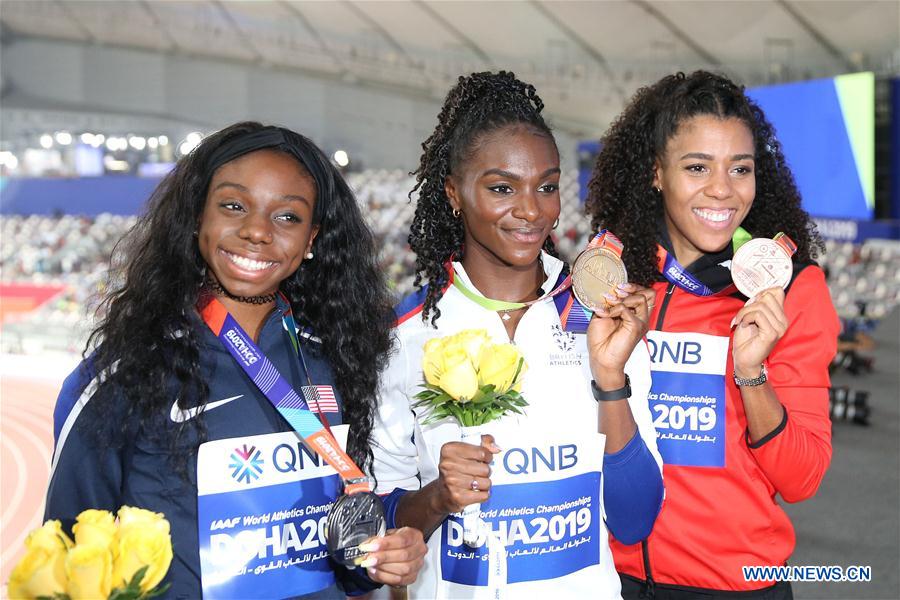 (SP)QATAR-DOHA-ATHLETICS-IAAF WORLD CHAMPIONSHIPS-MEDAL CEREMONY