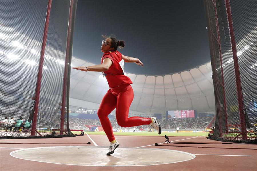 (SP)QATAR-DOHA-ATHLETICS-IAAF WORLD CHAMPIONSHIPS-WOMEN-DISCUS THROW