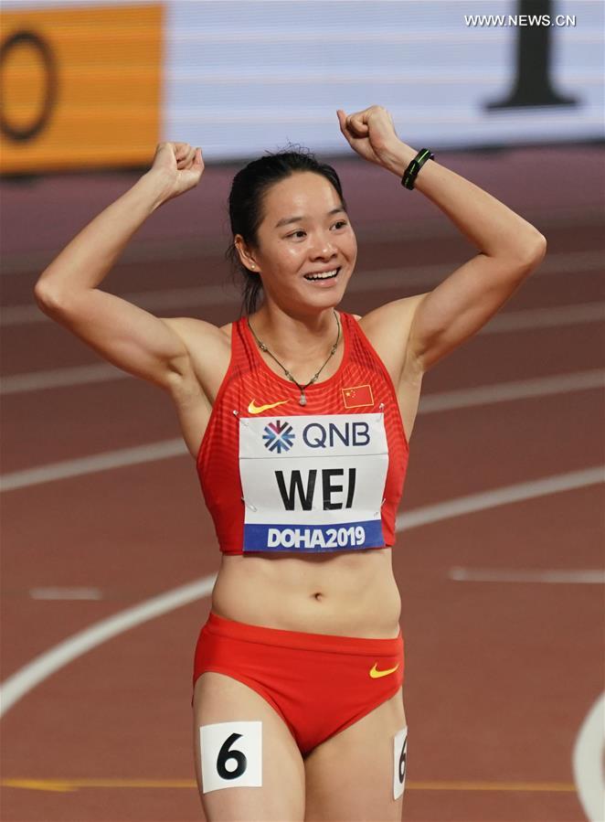 (SP)QATAR-DOHA-IAAF ATHLETICS WORLD CHAMPIONSHIPS-WOMEN'S 4X100M RELAY