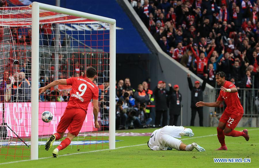 (SP)GERMANY-MUNICH-SOCCER-BUNDESLIGA-FC BAYERN MUNICH VS TSG 1899 HOFFENHEIM