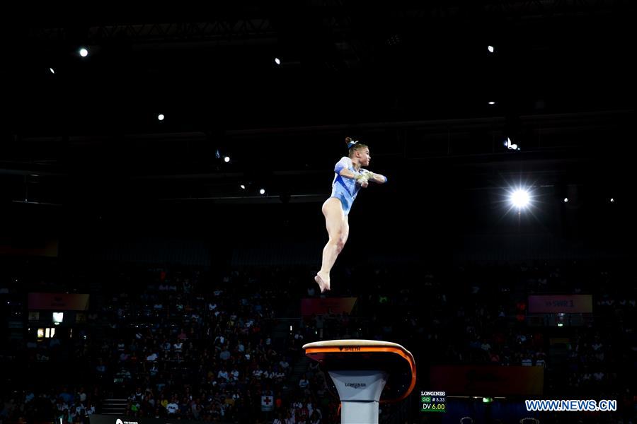 (SP)GERMANY-STUTTGART-FIG-ARTISTIC GYMNASTICS WORLD CHAMPIONSHIPS-WOMEN'S QUARLIFICATIONS