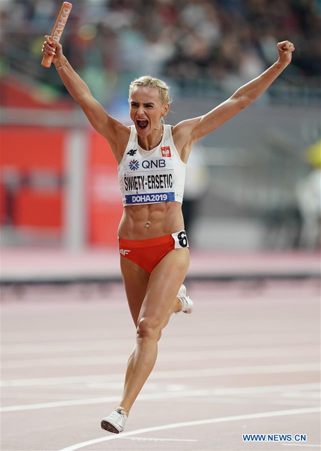 (SP)QATAR-DOHA-ATHLETICS-IAAF WORLD CHAMPIONSHIPS-WOMEN'S 4X400M RELAY