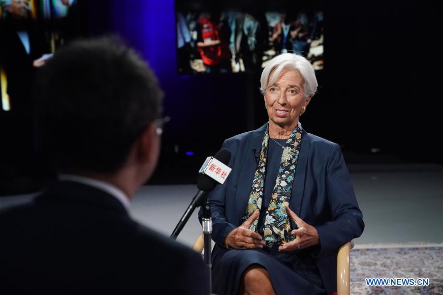 U.S.-WASHINGTON-CHRISTINE LAGARDE-INTERVIEW