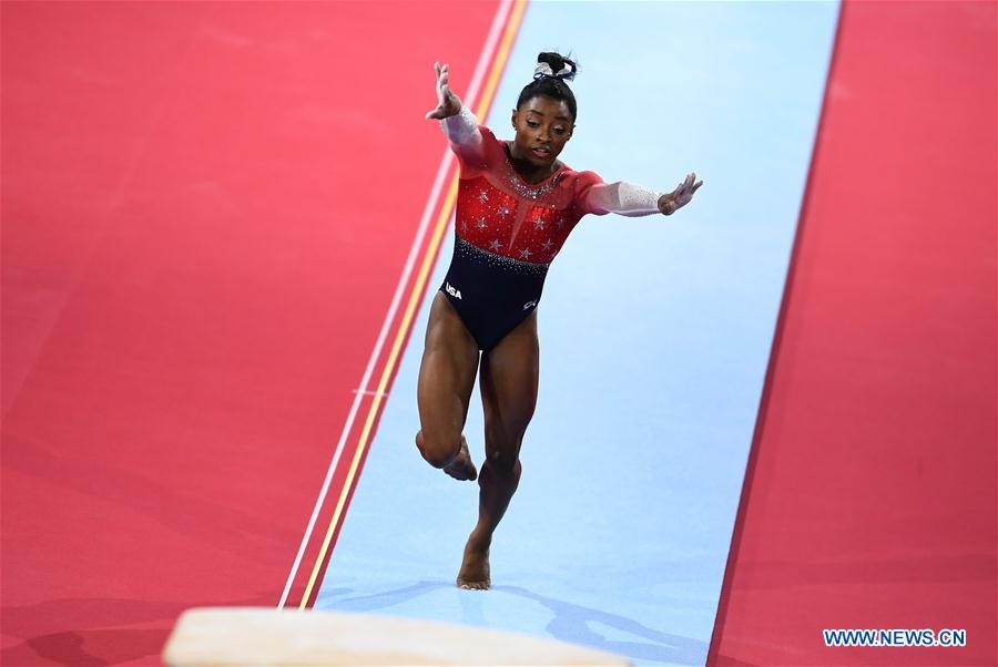 (SP)GERMANY-STUTTGART-FIG-ARTISTIC GYMNASTICS WORLD CHAMPIONSHIPS-WOMEN'S TEAM FINAL