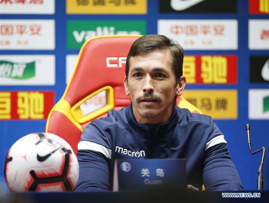 (SP)CHINA-GUANGZHOU-SOCCER-2022 FIFA WORLD CUP QUALIFIER-GROUP A-CHN VS GUM-TRAINING SESSION