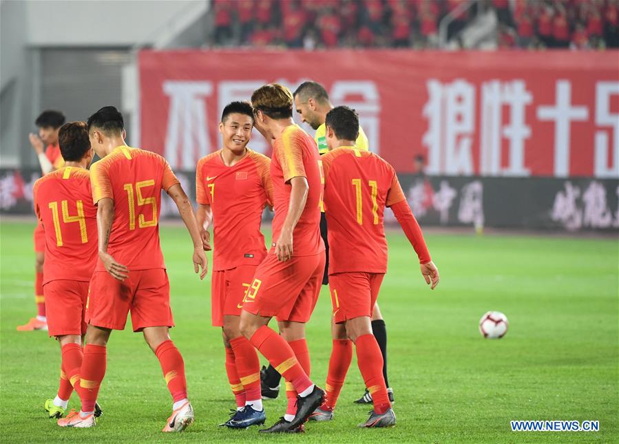 (SP)CHINA-GUANGZHOU-SOCCER-2022 FIFA WORLD CUP QUALIFIER-GROUP A-CHN VS GUM(CN)