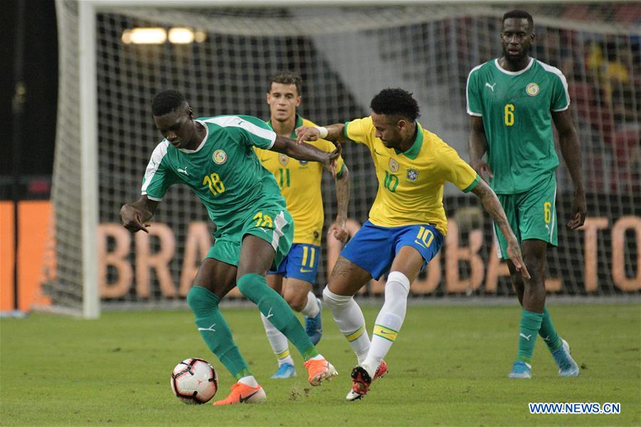 (SP)SINGAPORE-SOCCER-FRIENDLY MATCH-BRAZIL VS SENEGAL