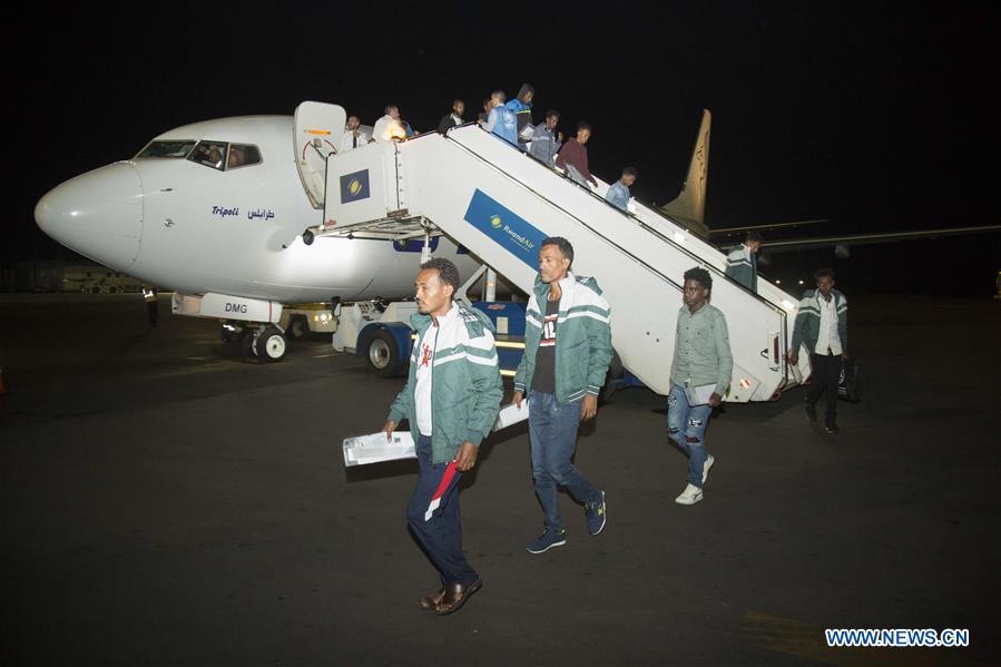 RWANDA-KIGALI-LIBYAN REFUGEES-ARRIVAL