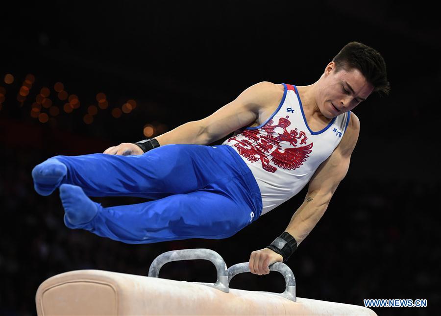 (SP) GERMANY-STUTTGART-FIG-ARTISTIC GYMNASTICS WORLD CHAMPIONSHIPS-MEN'S ALL-AROUND FINAL