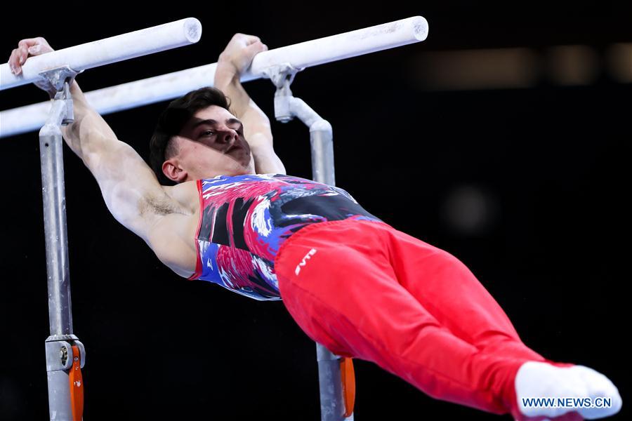 (SP) GERMANY-STUTTGART-FIG-ARTISTIC GYMNASTICS WORLD CHAMPIONSHIPS-MEN'S ALL-AROUND FINAL