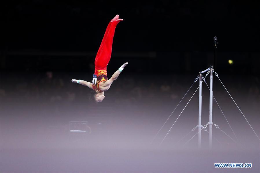 (SP) GERMANY-STUTTGART-FIG-ARTISTIC GYMNASTICS WORLD CHAMPIONSHIPS-MEN'S ALL-AROUND FINAL