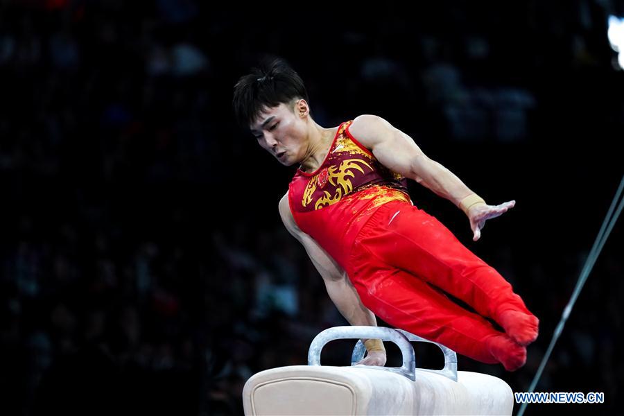 (SP) GERMANY-STUTTGART-FIG-ARTISTIC GYMNASTICS WORLD CHAMPIONSHIPS-MEN'S ALL-AROUND FINAL