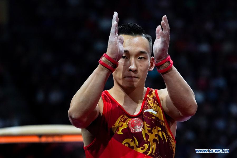 (SP) GERMANY-STUTTGART-FIG-ARTISTIC GYMNASTICS WORLD CHAMPIONSHIPS-MEN'S ALL-AROUND FINAL