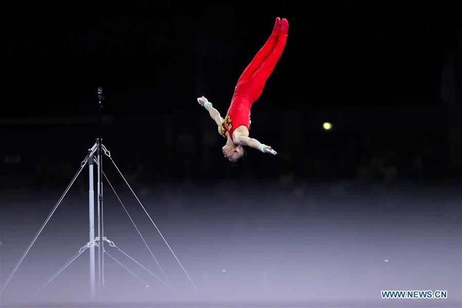 (SP) GERMANY-STUTTGART-FIG-ARTISTIC GYMNASTICS WORLD CHAMPIONSHIPS-MEN'S ALL-AROUND FINAL