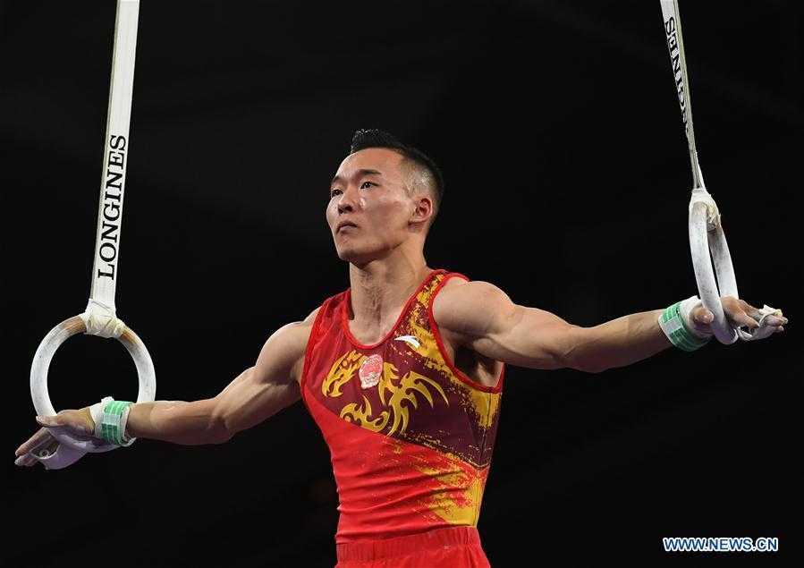 (SP) GERMANY-STUTTGART-FIG-ARTISTIC GYMNASTICS WORLD CHAMPIONSHIPS-MEN'S ALL-AROUND FINAL