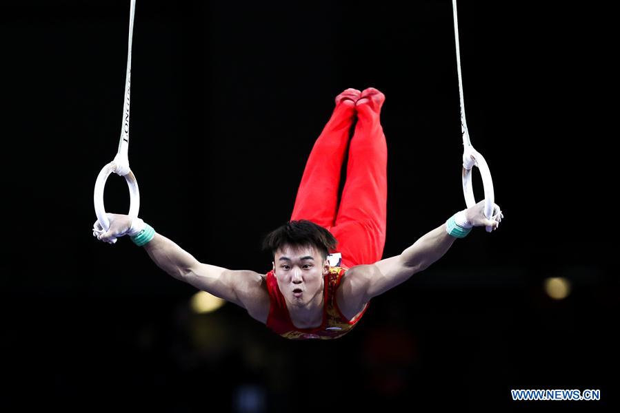 (SP) GERMANY-STUTTGART-FIG-ARTISTIC GYMNASTICS WORLD CHAMPIONSHIPS-MEN'S ALL-AROUND FINAL