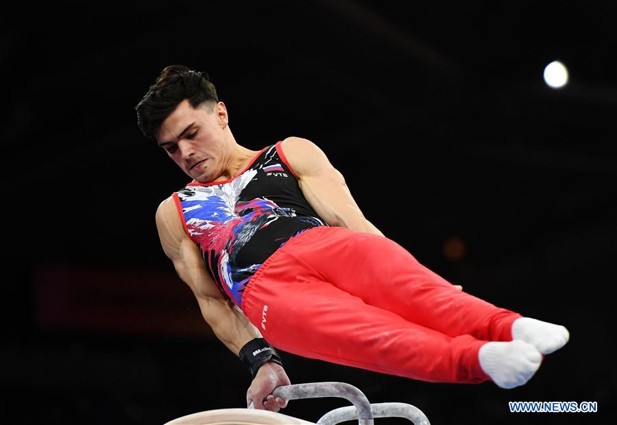 (SP) GERMANY-STUTTGART-FIG-ARTISTIC GYMNASTICS WORLD CHAMPIONSHIPS-MEN'S ALL-AROUND FINAL