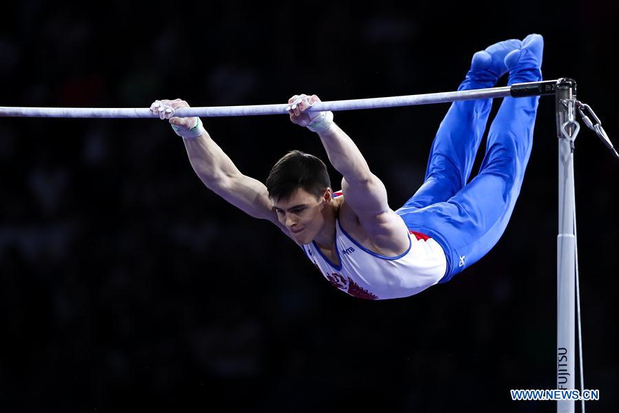 (SP) GERMANY-STUTTGART-FIG-ARTISTIC GYMNASTICS WORLD CHAMPIONSHIPS-MEN'S ALL-AROUND FINAL