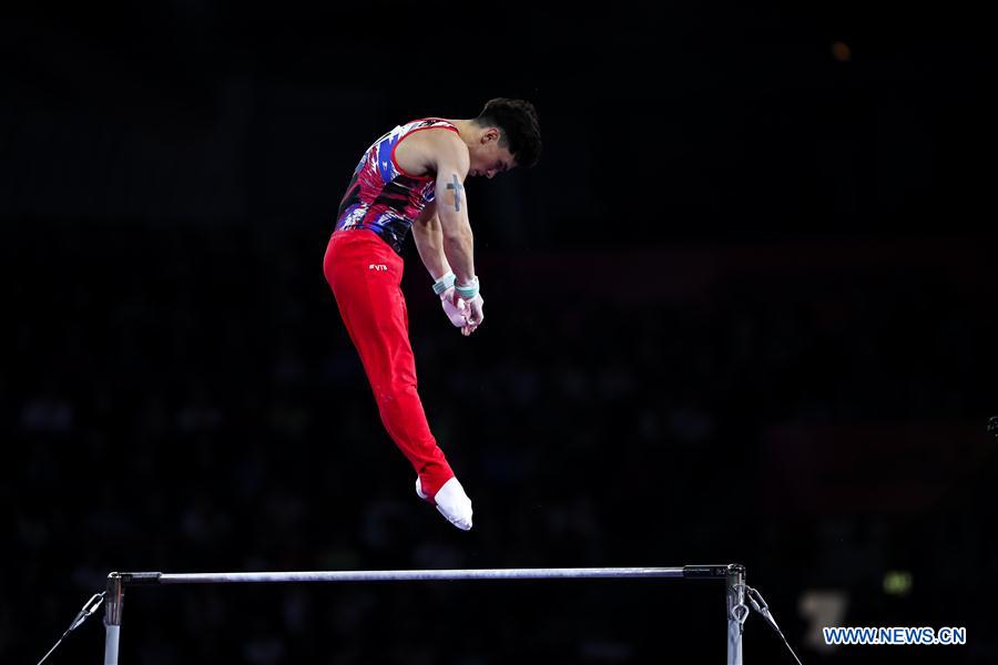 (SP) GERMANY-STUTTGART-FIG-ARTISTIC GYMNASTICS WORLD CHAMPIONSHIPS-MEN'S ALL-AROUND FINAL