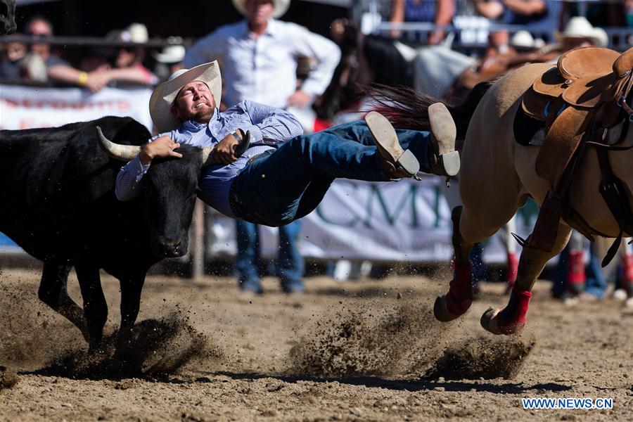 San Dimas Charity Pro Rodeo Held In Los Angeles, U.S. - Xinhua ...