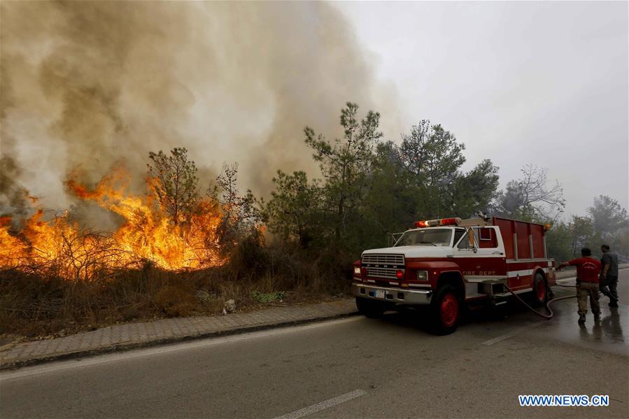 LEBANON-CHOUF-FIRE