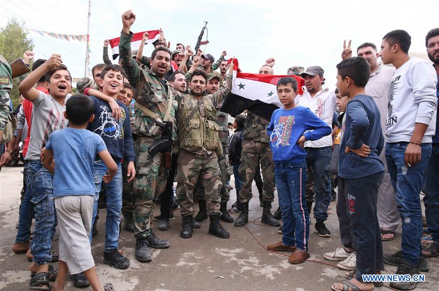 SYRIA-ALEPPO-AYN AL-ARAB-ARMY-ENTRY