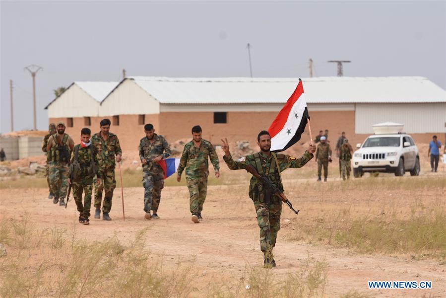 SYRIA-RAQQA-TABQA AIRBASE-SYRIAN ARMY