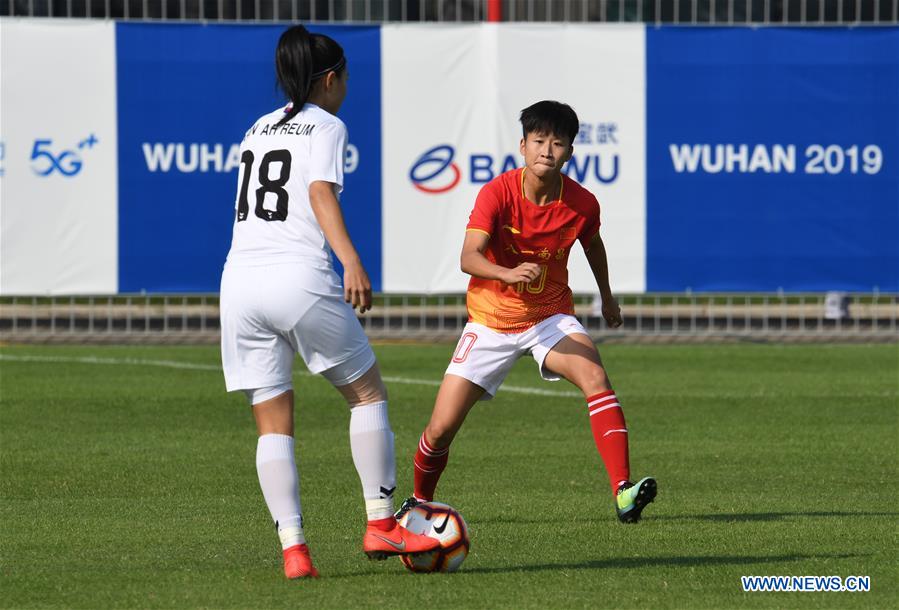 (SP)CHINA-WUHAN-7TH MILITARY WORLD GAMES-FOOTBALL