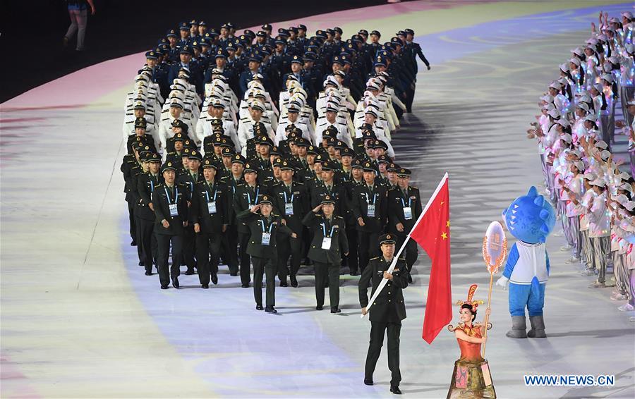 (SP)CHINA-WUHAN-7TH MILITARY WORLD GAMES-OPENING CEREMONY