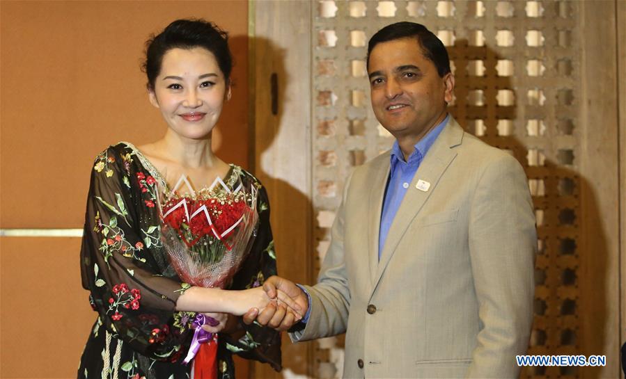 NEPAL-KATHMANDU-CHINESE ACTRESS-TOURISM GOODWILL AMBASSADOR