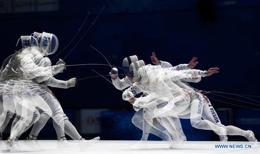 (SP)CHINA-WUHAN-7TH MILITARY WORLD GAMES-FENCING-MEN INDIVIDUAL FOIL(CN)