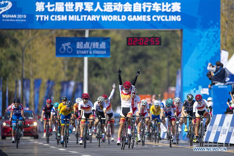 (SP)CHINA-WUHAN-7TH MILITARY WORLD GAMES-CYCLING ROAD