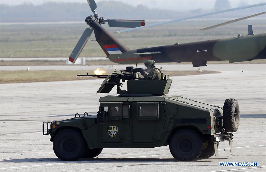 SERBIA-BELGRADE-MILITARY SHOW