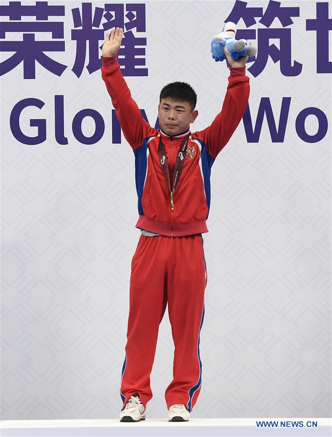 (SP)CHINA-WUHAN-7TH MILITARY WORLD GAMES-WRESTLING-FREESTYLE MEN 57KG